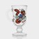 New Year's glass mug for mulled wine "Flowers and Snakes", 200 ml, mix