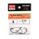 Offset hooks Kujira Spinning 570, BN color, No. 4, 5 pcs.