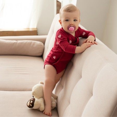 Body Children's Minaku, red color, height 62-68 cm-7