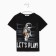 T -shirt for a boy, black color, height 104 cm