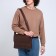 Male bag, brown color