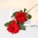 Artificial flowers "Georgin Garden Galant" 11x61 cm, red