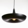 Suspended light "Green Grove" 1x40W E27 Black 40x40x23 cm