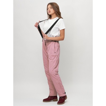 Ski -loving winter women, size 58, pink color-2