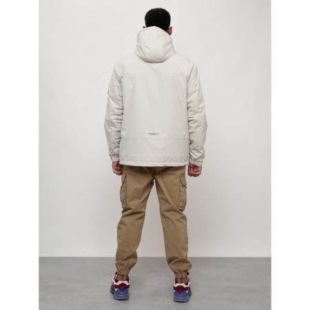 Male spring jacket, size 56, light gray color-3