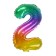 Foil ball 14 "Figure 2", gradient