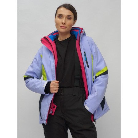 Ski suit, size 42, purple color-6