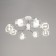 Cutilux CL140180, 76x76x31 cm, 8x60W, e14, light color is light