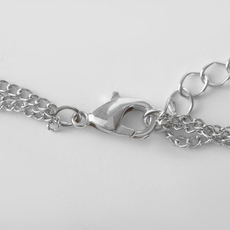 Piece "Chain" circle, color silver, 52 cm-1