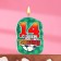 Candle for the Cake "Happy Birthday", 14 years old, football, 6.5 cm
