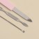 Manicure set "Juice", 7 items, in case, color mix