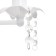 Chandelier 2148/5 E14 40W white 55x55x36 cm Bayerlux