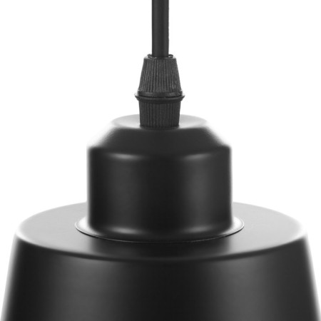 Bayerlux suspension lamp Bayerlux "cylinder" 1x40W E27 black 13x13x16-96 cm-7
