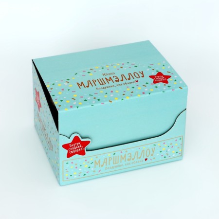 Marshmallow in a waffle erysipelast (New Year, Color), 25 g