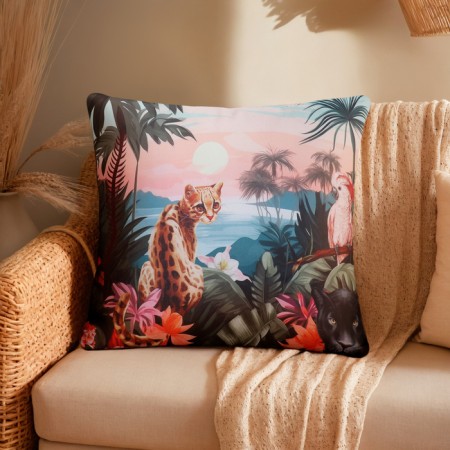 Decorative pillow "Tropics"