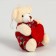 Soft toy "Bear with Heart" on the suspension, species mix