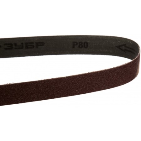 Grinding tape "Master" 35547-080, for the machine ZShS-330, 25 x 762 mm, P80, 3 pcs.-1