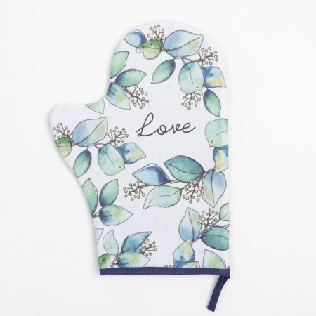Kitchen "Flower Mood", mittens-plate 20x28cm, 19x19cm severity, 100% HL-1