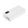External battery Perfeo Mountains PF_D0160, 40000 mAh, 4 USB, 3A, fast charging, white