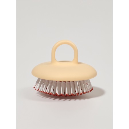 Massage compact comb 8*6.5cm plastic/rubber package QF-1