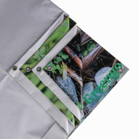 Photo Banner, 300 × 160 cm, with photo printing, eyelets Step 1 m, “braid”, Greengo-2