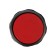 Button EB22 Return red No+NC 300 V