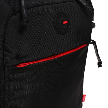Youth backpack 39 x 26 x 19 cm, Grizzly, ergonomic back, laptop department, black/red-8