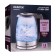 Electric kettle Centek CT-0014, glass, 1.8 l, 2200 watts, silver-gray