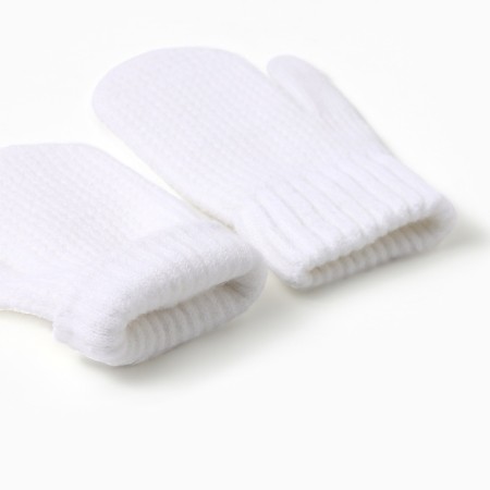 Baby mittens minku, milk color, 18 cm-2