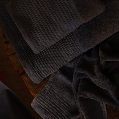Trure -colored towel SL Home: Waffle "Grig Sandre" 100x180 cm, 100% cotton, 490 g/m2-3