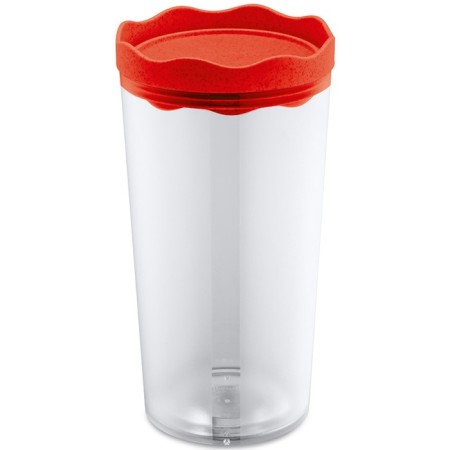 Bank for bulk products Koziol Prince, Organic, 1 L, Red color