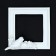 Photo frame "square with birds", white