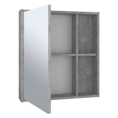 Bathroom mirror "Eco 60" gray concrete, 12 x 60 x 65 cm-1