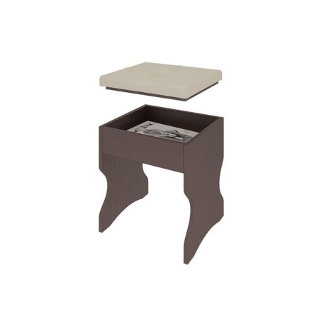 Pouff Victoria-2, 330x330x455, wenge-1