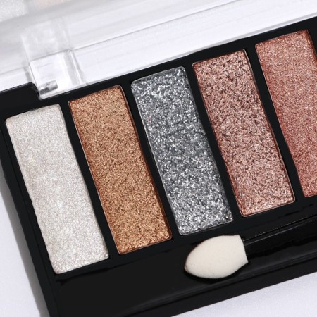 Palette of eyelid shadows with shimmer 12 colors-3
