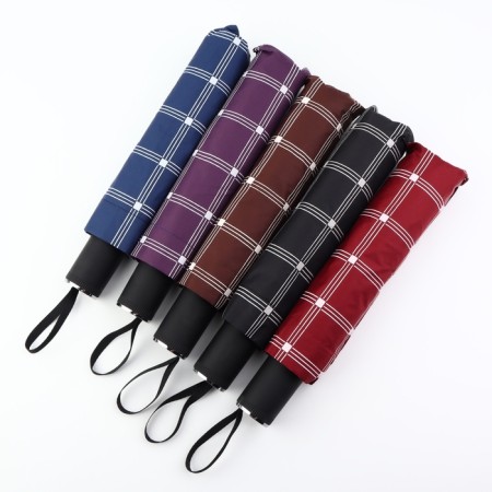 Mechanical “Cage” umbrella, Eponge, 4 additions, 10 spokes, r = 57 cm, color mix-3