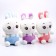 Soft toy "Bunny in shorts", mix