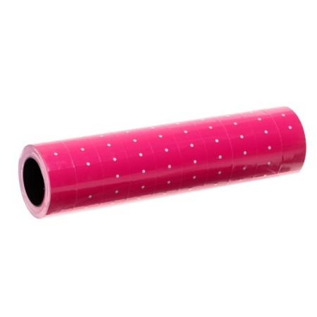 A set of 10 pieces, etiquette of 21x12mm, rectangular, raspberry, 500 labels-1