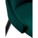 CHIL STILL A Metal Kora Metal/velor, Black/Green 47x57x89 cm