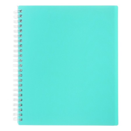 A notebook of 80 sheets in a cage on the crest of Newtone Pastel "Mint", a plastic cover, an offset block 80g/m2