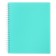 A notebook of 80 sheets in a cage on the crest of Newtone Pastel "Mint", a plastic cover, an offset block 80g/m2