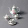 Coffee Service 6/9 Bernadotte, Decor "Meissen Bouquet", 15 items