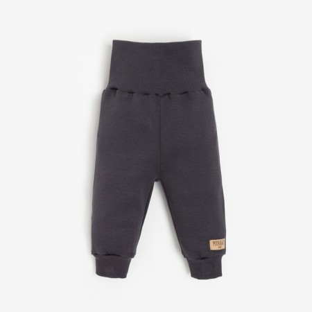 Children's pants minku, graphite color, height 80-86 cm