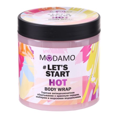 Hot anti -cellulite wrap with red pepper, ginger and seaweed 500 ml