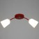 Causte "Online" (Tsil.) 2x15W E27 Model: BR 00285 red 50x15x15cm