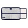 Penal 1 section 130 x 190 x 27 mm, folding bar, textile, PCT 07-20 "Tank" 72214