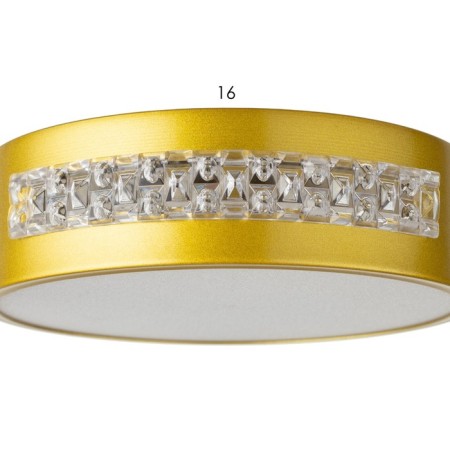 Lamp "Mercury" LED 12W 3000-6000k gold 16x16x8cm Bayerlux-5
