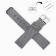 Solomon watch strap, 20 mm, rubber, L-19.5 cm, gray
