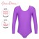 A swimsuit for gymnastics and dancing Grace Dance, p. 42, purple color