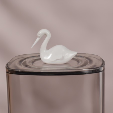 Organizer for storage "Pelican", with a lid, 9 × 9 × 13.5 cm, the color is transparent-8